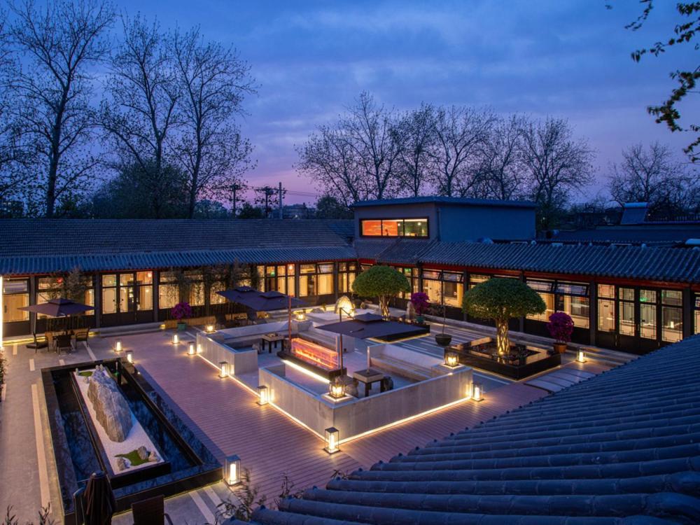 Yunju Hotel Beijing Yonghe Palace Guijie Siheyuan Exteriör bild
